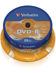 Płyty DVD-R Verbatim AZO (25szt)