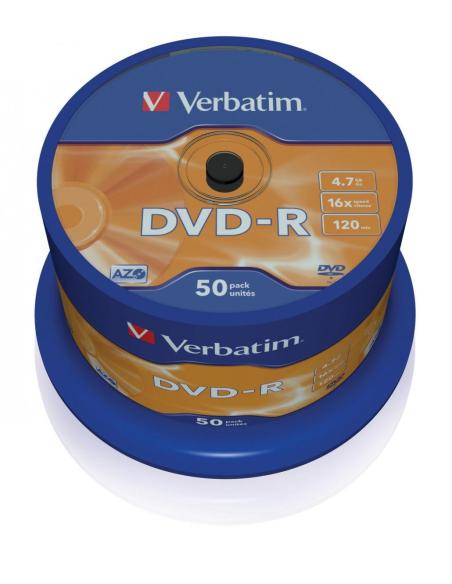 Płyty DVD-R Verbatim AZO (50szt)