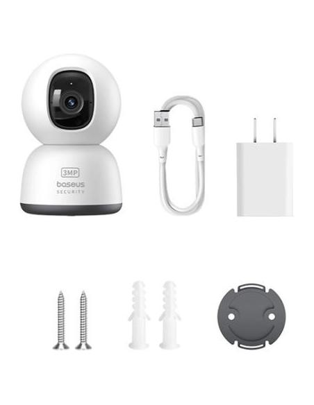 Kamera Baseus Security P1 Lite 2K (wersja EU) – biała S0TV002132