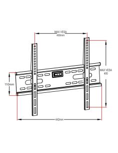 UCHWYT DO TV LCD/LED 26-60" 45KG AR-33 ART bez regulacji 2,4cm 2