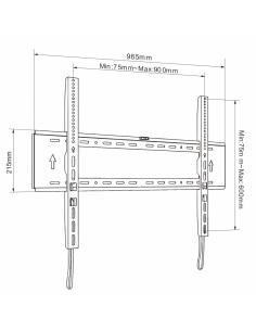 UCHWYT DO TV LCD/LED 65-120" 200KG AR-94XXL ART reg. Solid 32mm maxVESA 900x600 2