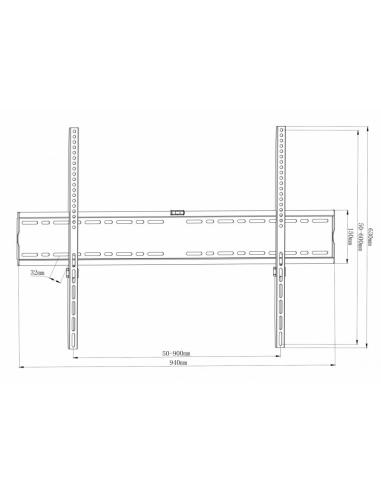 UCHWYT DO TV LCD/LED 55-100" 140KG AR-95 ART reg. Solid 33mm maxVESA 900x600