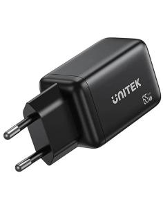 Ładowarka sieciowa Unitek GaN 65W, 2xUSB-C, USB-A, PD 3.0, czarna 2