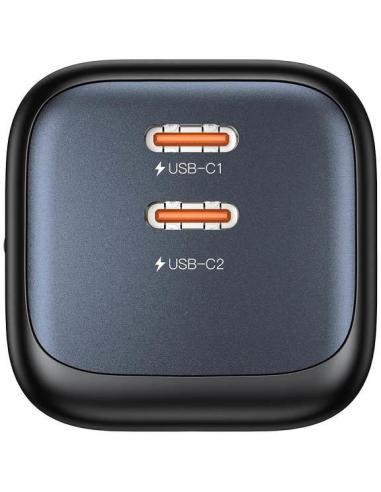 Ładowarka sieciowa Unitek GaN 45W, 2xUSB-C, PD 3.0, QC, czarna