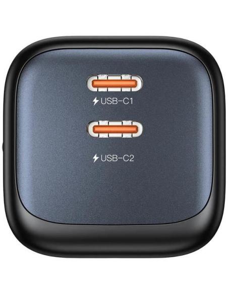 Ładowarka sieciowa Unitek GaN 45W, 2xUSB-C, PD 3.0, QC, czarna