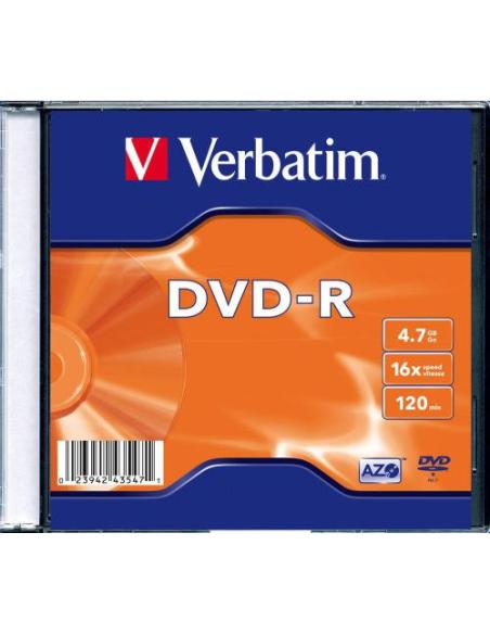 Płyty DVD-R Verbatim AZO Slim (1szt)