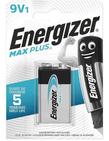 Bateria 6LR61 9 V Energizer Alcaline MAX Plus (blister 1 szt.)
