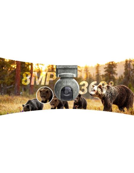 Kamera IP Ezviz EB8 PRO 4G Ranger Kit 8MP z panelem słonecznym 8W 4G Wi-Fi moro