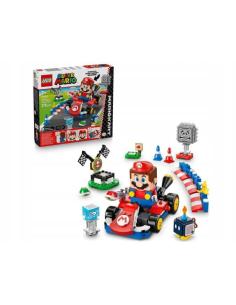 Klocki LEGO Super Mario 72043 - Mario Kart: Interaktywna figurka LEGO Mario i Standard Kart