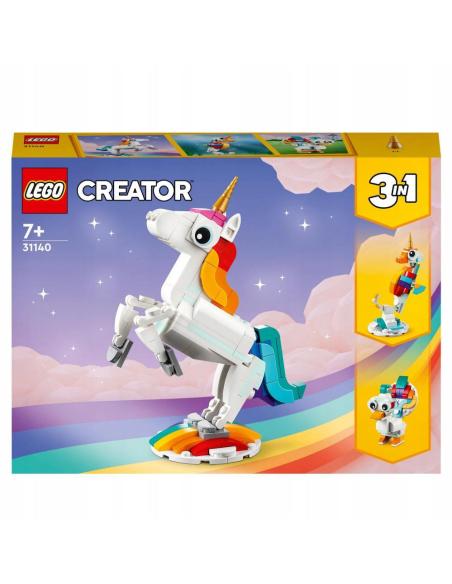 Klocki LEGO Creator 3w1 31140 - Magiczny jednorożec
