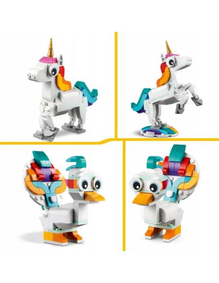 Klocki LEGO Creator 3w1 31140 - Magiczny jednorożec