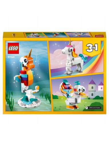 Klocki LEGO Creator 3w1 31140 - Magiczny jednorożec