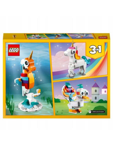 Klocki LEGO Creator 3w1 31140 - Magiczny jednorożec