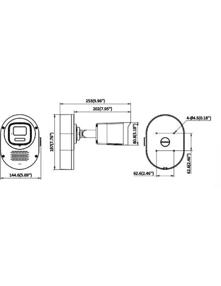 Kamera IP Hikvision DS-2CD1T67G3-LIUF/LSL(2.8mm)(O-STD)