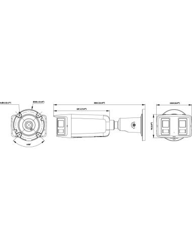 Kamera IP Hikvision DS-2CD2T87G3P-LIS2UY/SL(180°)(O-STD)
