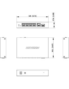 Switch Hikvision DS-3E1506P-EI/M-4P1T1F(O-STD) 2
