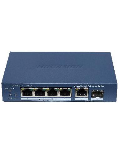 Switch Hikvision DS-3E1506P-EI/M-4P1T1F(O-STD)