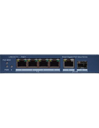 Switch Hikvision DS-3E1506P-EI/M-4P1T1F(O-STD)