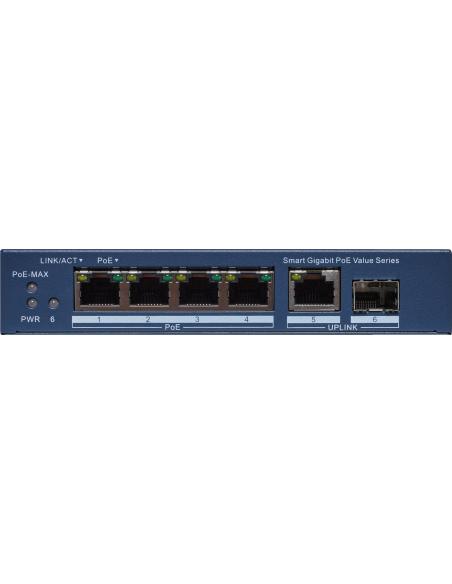 Switch Hikvision DS-3E1506P-EI/M-4P1T1F(O-STD)