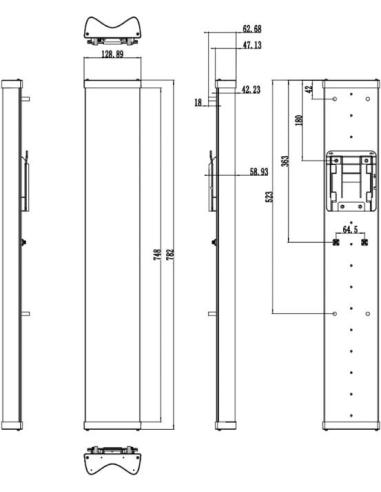 Antena Hikvision DS-3WF5000A-120