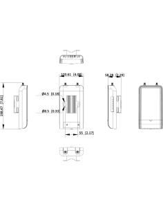 Punkt dostępowy stacja bazowa Hikvision DS-3WFB-EI-5ACG 2