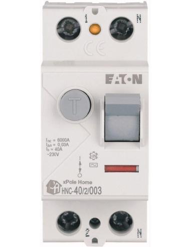 EATON WYŁĄCZNIK RÓŻNICOWOPRĄDOWY 40A 2P 2M 30MA AC 6KA
