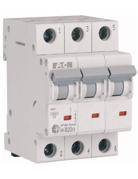 EATON WYŁĄCZNIK NADPRĄDOWY B 20A 3P 3M 6KA HN-B20/3
