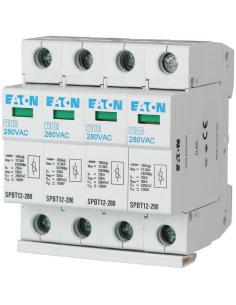 EATON OGRANICZNIK PRZEPIĘĆ T1+T2 B+C 4P 4M 12.5KA 1.5KV TN, TNS SPBT12-280/4