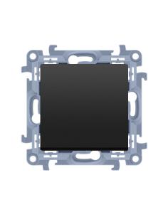 KONTAKT SIMON 10 MODUŁ CZARNY MAT ŁĄCZNIK 1-BIEGUNOWY SAMOZACISKI 10AX 250V