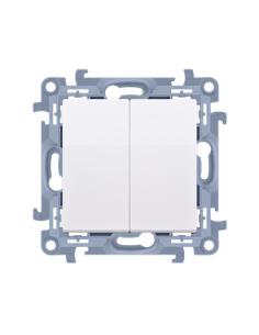 KONTAKT SIMON 10 MODUŁ BIAŁY ŁĄCZNIK UNIWERSALNY 2X ZACISKI ŚRUBOWE 10AX 250V