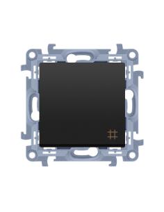 KONTAKT SIMON 10 MODUŁ CZARNY MAT ŁĄCZNIK KRZYŻOWY ZACISKI ŚRUBOWE 10AX 250V