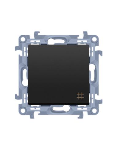 KONTAKT SIMON 10 MODUŁ CZARNY MAT ŁĄCZNIK KRZYŻOWY ZACISKI ŚRUBOWE 10AX 250V