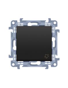 KONTAKT SIMON 10 MODUŁ CZARNY MAT PRZYCISK "DZWONEK" SAMOZACISKI 10AX 250V