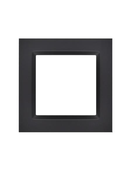 KONTAKT SIMON 10 CZARNY MAT RAMKA 1X