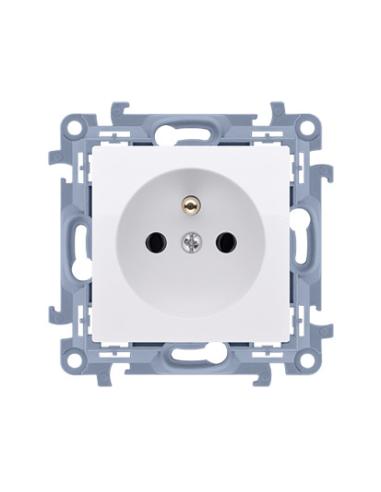 KONTAKT SIMON 10 MODUŁ BIAŁY GNIAZDO 1X Z/U SZYBKOZŁĄCZA 16A 250V