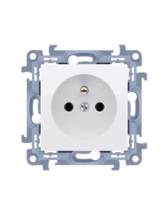 KONTAKT SIMON 10 MODUŁ BIAŁY GNIAZDO 1X Z/U ZACISKI ŚRUBOWE 16A 250V