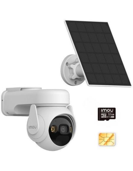 Kamera IP Imou AOV PT Kit z panelem solarnym kartą pamięci 32GB i kartą SIM