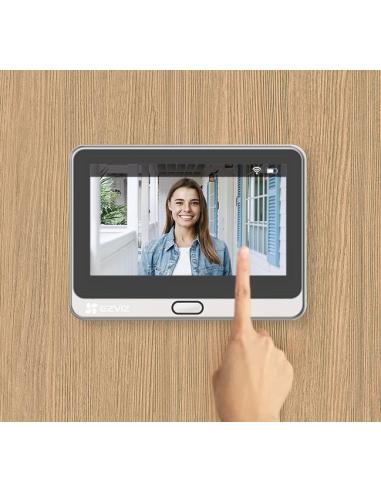 Wizjer do drzwi Ezviz CP4 2MP Wi-Fi srebrny