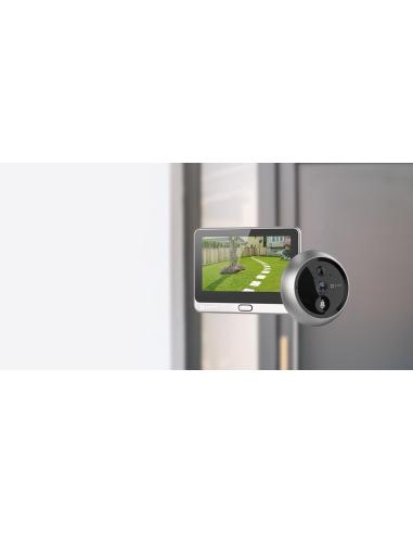 Wizjer do drzwi Ezviz CP4 2MP Wi-Fi srebrny