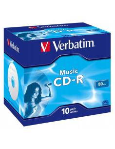 Płyty CD-R Verbatim HP Music jewel box (10szt)