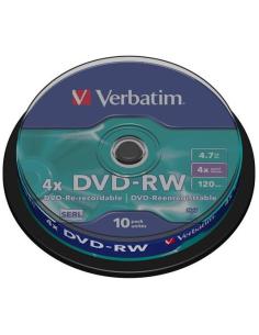 Płyty DVD-RW Verbatim SERL spindle (10szt)