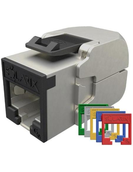 Moduł Keystone samozaciskowy Solarix Cat.6A STP RJ45 SXKJ-10G-STP-RAL-SA