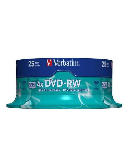 Płyty DVD-RW Verbatim SERL spindle (25szt.)