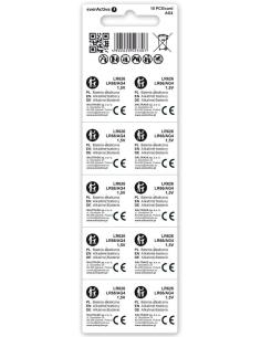 Bateria AG4 / G4 / LR66 / LR626 everActive 1,5V (blister 10 szt.) 2