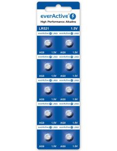Bateria AG0 / G0 / LR63 / LR521 everActive 1,5V (blister 10 szt.)