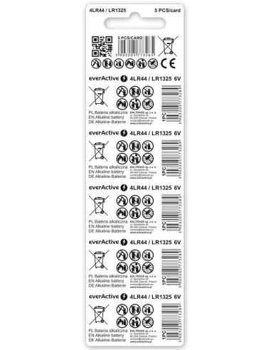 Bateria 4LR44 / LR1325 / 544A everActive 6V (blister 5 szt.)