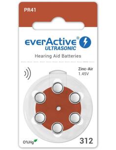 Bateria do aparatu słuchowego everActive ULTRASONIC 312 / PR41 (blister 6 szt.)