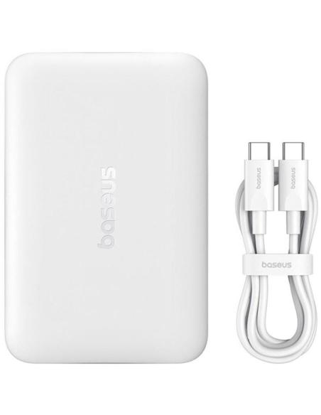 Powerbank Baseus EnerFill FM11 Ultra-Mini 10000 mAh 22,5 W PD 3.0 QC 3.0 biały MagSafe + kabel USB-C
