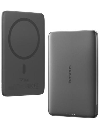Powerbank Baseus PicoGo AM41 Ultra-Slim 5000 mAh 20 W PD 3.0 QC 3.0 czarny MagSafe + kabel USB-C