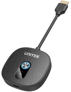 Unitek Dodatkowy odbiornik bezprzewodowy HDMI do nadajnika V1711A, czarny 2